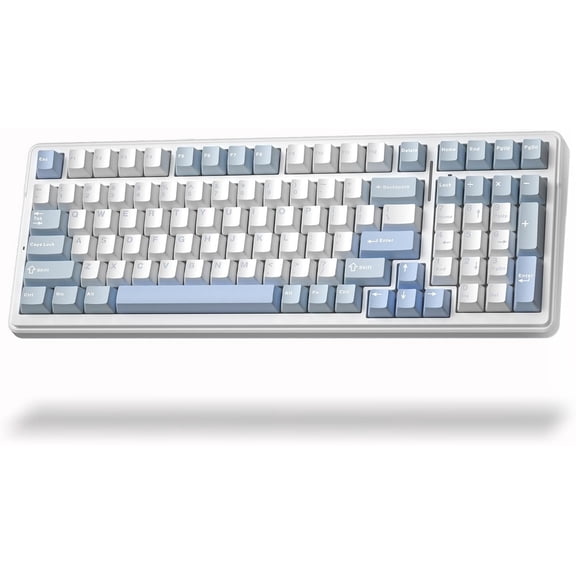 AULA F99 Silent Mechanical Keyboard, Triple-Mode 2.4GHz/BT5.0/USB-C, Pre-lubed Linear Switches,Hot Swappable Custom Keyboard, Gasket Mounted RGB Backlit, Gaming Keyboards for PC/Laptop/Tablet
