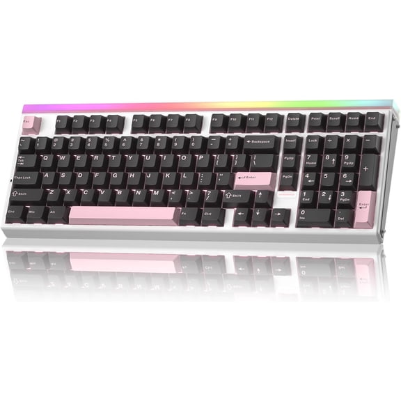 AULA Hero 99 Wired Gaming Keyboard, Hall Effect Keyboard with Rapid Trigger Mode, Hot Swappable Keyboard with Number Pad, Web Driver,RGB Backlit Mechanical Keyboard for Office PC Gamer