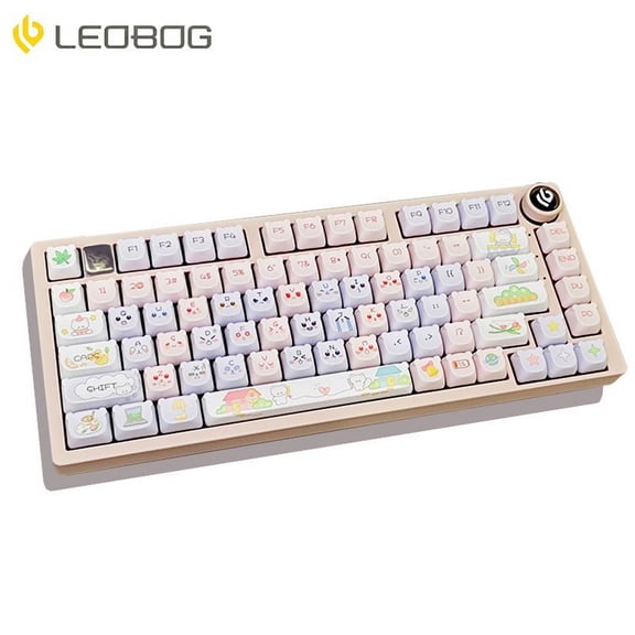AULA Hi75 81-Key Portable Wired Mechanical Gaming Keyboard, RGB, Rotating Button, Mini Compact Design, Original Switches
