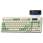 AULA S99 Pro, 99-Key, Wireless, Membrane, Gaming Keyboard, RGB, 5-Layer Padding, 2000 mAh Battery, Knob, Digital Screen