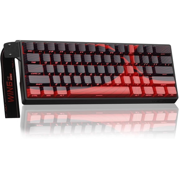 AULA WIN60 HE MAX - 60% Mechanical Gaming Keyboard Wired, Hall Effect Switches Hot Swappable, Adjustable Actuation Rapid Trigger Mode, 8000 Hz Polling Rate, 60 Percent Keyboard Compact Design