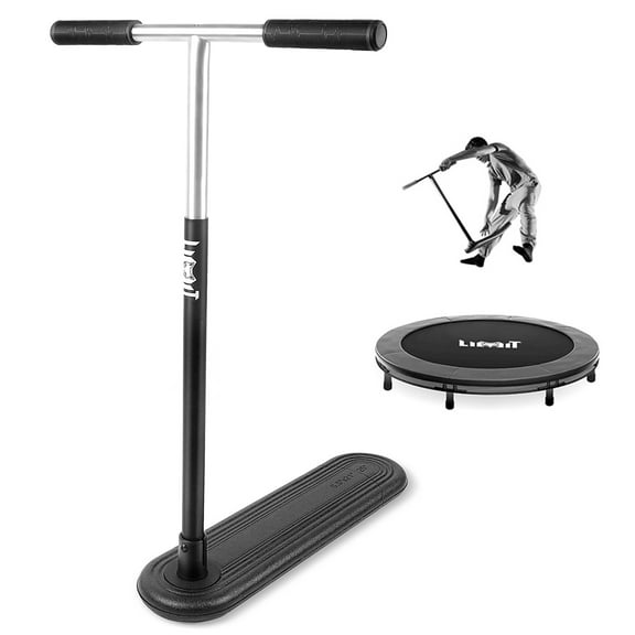 AULONDA LMTJ01 Pro Trampoline Scooter Adjustable Handlebar Trick Scooter for Kids, Teens & Adults, Indoor/Outdoor Practice Jump Scooter for Beginners or Pros