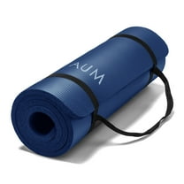 AUM High Density HD Foam Tech Yoga Exercise Mat - 72 In. x 24 In. x 1/2 In.