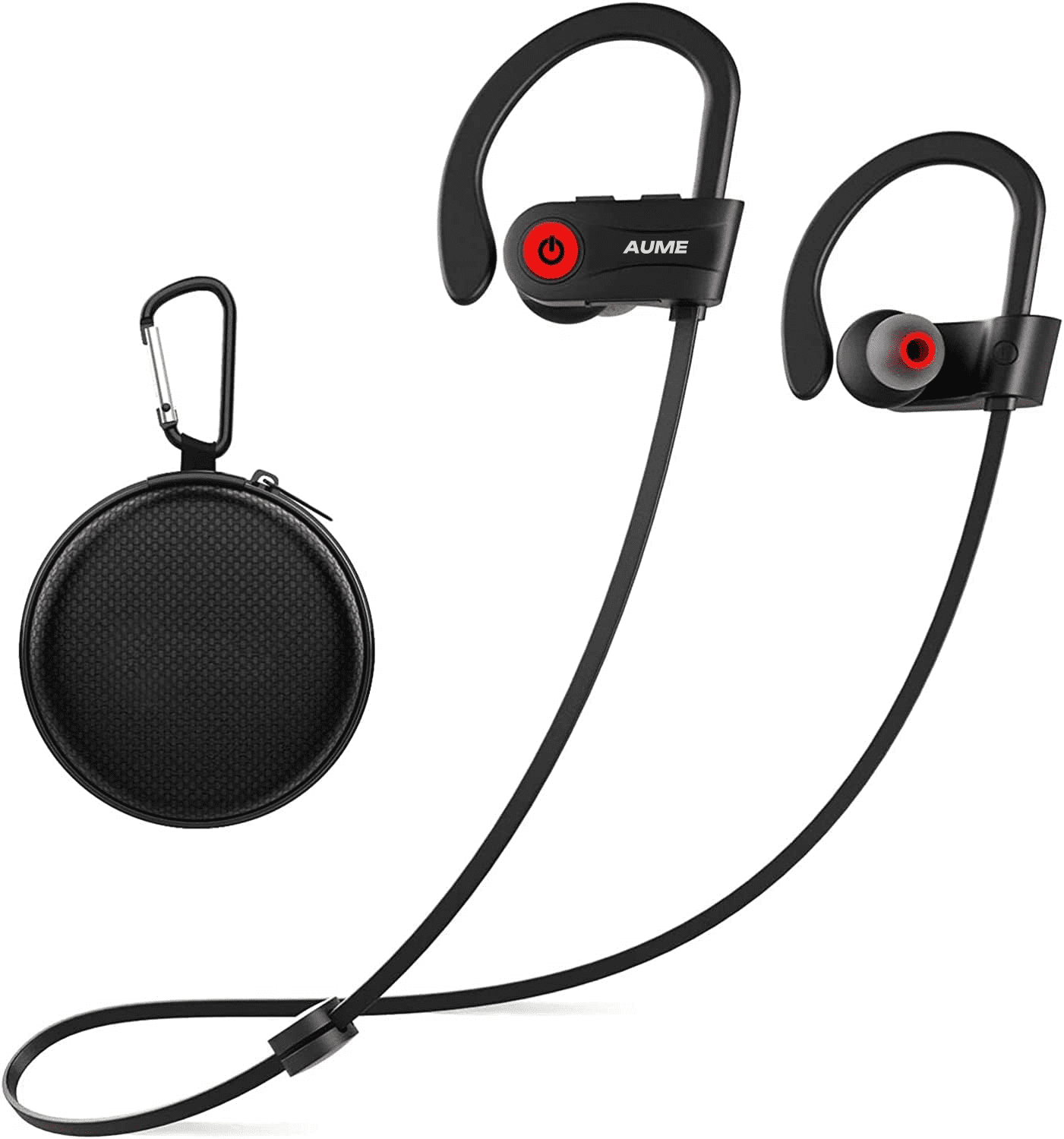 AUME U18 IPX7 Waterproof In-Ear Wireless Sports Headphones with Mic – Ideal for Gym, Running, Cycling & Workouts