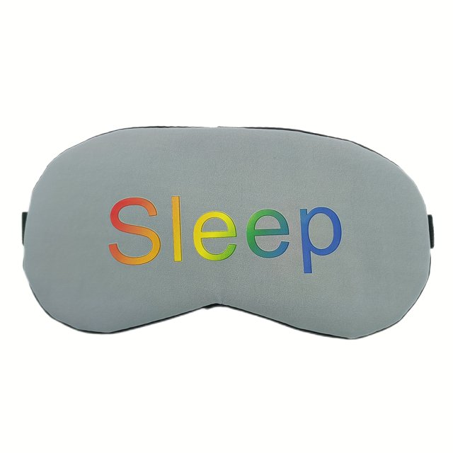 AUMIY 1pc Sleep Eye Mask For Men & Women ”I‘m Sleeping” Letter Print