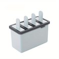 AUMIY 4Piece Glass Ice Pop Mold Set LeadFree Reusable Popsicle