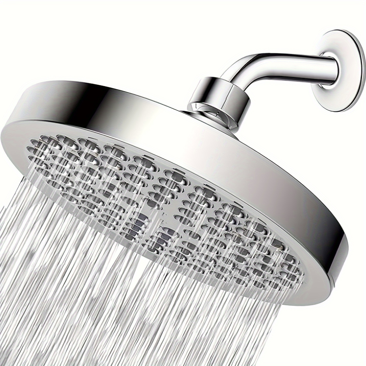 AUMIY High Pressure Rainfall Shower Head 6 Inches Luxury Modern Showerhead with Perfect