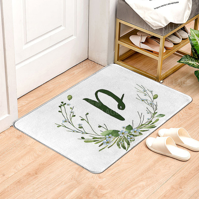AUMIY House carpet letter series Home doormat entrance Room Bathmat
