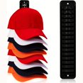 AUMIY Space-Saving Wall-Mounted Baseball Cap Organizer - Durable ...
