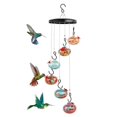 AUMIY Wind Chimes Hummingbird Feeder Acrylic Outside Feeders for