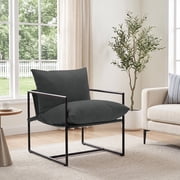 AUNEKIV Sling Accent Chair, Darkgrey