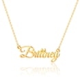 thumbnail image 1 of AUNOOL Customized Name for Necklace Women 14K Gold Plated Gold Personalized Name Font Necklace for Women Jewelry Gift, 1 of 5