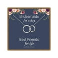 thumbnail image 1 of AUNOOL Necklaces Gifts for Women Bridemaid Gifts Necklace 14K Gold Plated Infinity Circle Necklace Gifts for&nbsp;Bridemaid Jewelry Gifts, 1 of 6