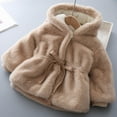 thumbnail image 1 of AUNVITO 2025 Trendy Children's Long Sleeves Round Neck Coat Long Sleeved Bottom Plush, 1 of 6
