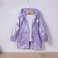 thumbnail image 1 of AUNVITO 2025 Trendy Spring Girls' Thin Coat Colorful Cool Hooded Zipper Jacket Top, 1 of 4
