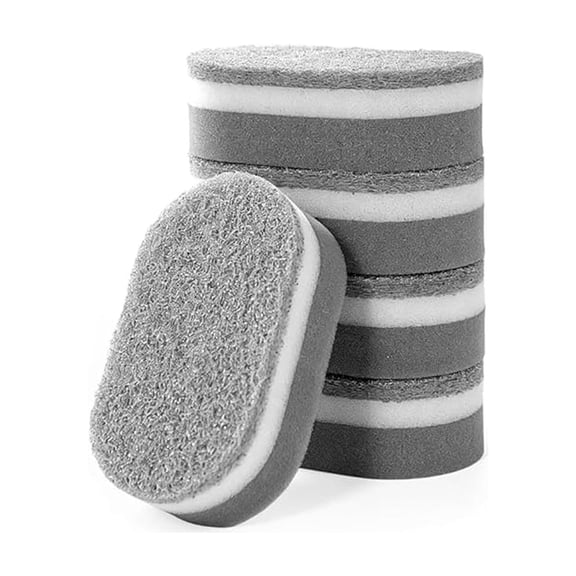 AUNVITO 5/10 Pcs Multi Functional Magic Cleaning Sponge Eraser, Upgraded Stain Remover Foam Pad, All Purpose Cleaner Sponge for Kitchen Bathroom Sink Tub Floor Wall