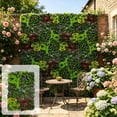 thumbnail image 1 of AUNVITO Artificial Green Plant Fence 3 x 3 ft, Simulation Hedge Privacy Screen, UV Protected Faux Foliage Panel, Easy Install Outdoor Barrier for Garden, Balcony and Yard, 1 of 6