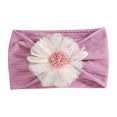 thumbnail image 1 of AUNVITO Baby Soft Stretch Nylon Wide Headband Sunflower Mesh Hair Band Cute Hair Accessories for Toddlers, 1 of 4