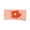 thumbnail image 1 of AUNVITO Baby Wide Headband Elastic Nylon Soft Solid Color Jacquard Small Flowers Design, 1 of 3