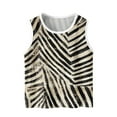 thumbnail image 1 of AUNVITO Boys & Girls Casual Print Sleeveless Round Neck Tank Top for Older Kids (3-15 Years), 1 of 7
