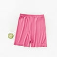 thumbnail image 1 of AUNVITO Clearance! Children's Summer Solid Color Casual High Waisted Leggings Shorts, 1 of 6