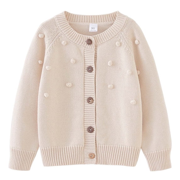 AUNVITO Fashion Jackets for Kids Boys and Girls Knitted Cotton Sweater Cardigan Jacket