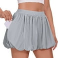 thumbnail image 1 of AUNVITO Girls 3-12 Years Solid Color Elastic Waist Tiered Ruffle Bubble Skirt, 1 of 9