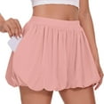 thumbnail image 1 of AUNVITO Girls 3-12 Years Solid Color Elastic Waist Tiered Ruffle Bubble Skirt, 1 of 9