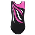 thumbnail image 1 of AUNVITO Girls 4-13 Years Multicolor Rhinestone Breathable Tank Top Gymnastics Leotard Comfortable One-Piece Latin Dance Costume with Built-in Shorts for Competition Performance, 1 of 2