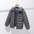 thumbnail image 1 of AUNVITO Girls & Boys Lightweight Winter Padded Coat Long Sleeve Nylon Spandex Warm Outerwear for 2-12Y, 1 of 3