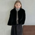 thumbnail image 1 of AUNVITO Girls Faux Fur Winter Coat Warm Fleece Lined Casual Jacket Outerwear For 1-12Y, 1 of 5