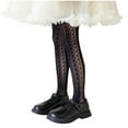 thumbnail image 1 of AUNVITO Girls Hollow Out Mesh Tights Summer Breathable Lace Stockings 0-13Years, 1 of 3