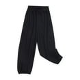 thumbnail image 1 of AUNVITO Girls Loose Ice Silk Elastic Ankle Casual Sport Pants Thin Summer Pure Color for 2-13 Years Old, 1 of 5