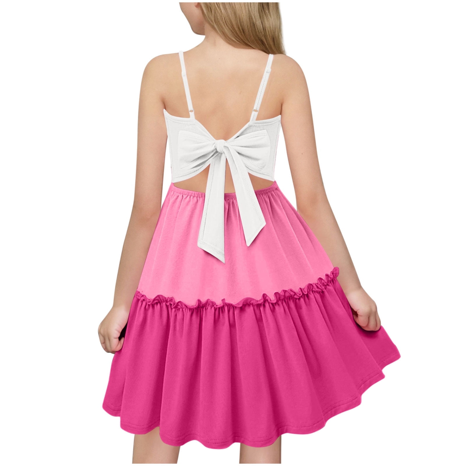 KIDS WIDE STRAP MAXI SUN DRESS NAVÀS NOUVEAU main image 1