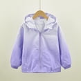 thumbnail image 1 of AUNVITO Girls Windbreaker Loose Fit Ombre Hooded Zip-Front Athletic Jacket 3-15Y | Spring Fall Casual Outerwear with Gradient Color for Outdoor Play, 1 of 9