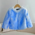 thumbnail image 1 of AUNVITO Girls Winter Hooded Faux Fur Coat Thickened Fleece-Lined Warm Casual Outerwear 2-13Y, 1 of 8