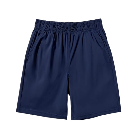 AUNVITO Kid's Summer Workout Shorts - Quick Dry Running Athletic Shorts with Pockets