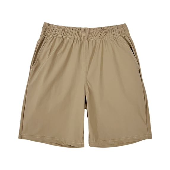 AUNVITO Kid's Summer Workout Shorts - Quick Dry Running Athletic Shorts with Pockets