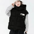 thumbnail image 1 of AUNVITO Kids 3-12Y Lightweight Warm Hooded Vest Sleeveless Puffer Jacket with Pockets Nylon Spandex Casual Outdoor, 1 of 5