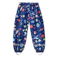 thumbnail image 1 of AUNVITO Kids Rain Pants All-Season Lightweight Waterproof Outdoor Hiking Long Pants Flat Waist Durable Water-Resistant, 1 of 6