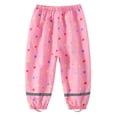thumbnail image 1 of AUNVITO Kids Rain Pants All-Season Lightweight Waterproof Outdoor Hiking Long Pants Flat Waist Durable Water-Resistant, 1 of 3
