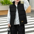 thumbnail image 1 of AUNVITO Kids Warm Sleeveless Puffer Vest Lightweight Quilted Nylon Spandex Outerwear 4-13Y, 1 of 6