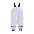 thumbnail image 1 of AUNVITO Kids Waterproof Overalls Rain Pants All-Season Lightweight Suspenders Outdoor Long Pants, 1 of 5