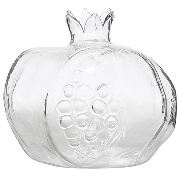 BESTONZON Flower Vase Pomegranate Shape Vase Hydroponics Flower Vase Flower Container