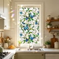 thumbnail image 1 of AUNVITO Static Cling Window Film 43 x 100 cm, Floral Stained Glass Decal, Privacy Window Decoration, Removable Window Sticker, 1 of 6
