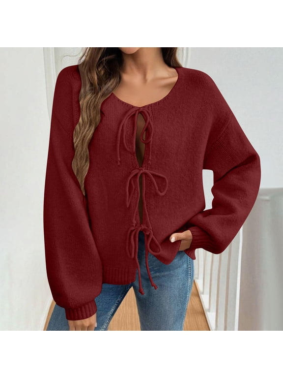 Super-Soft-Soft French Premium Wool Knit Cardigan Long Sleeve Open Front Cozy Women's Jacket for Casual Work Home