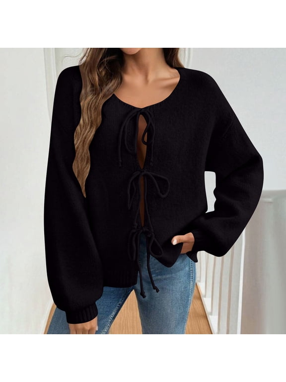 Super-Soft-Soft French Premium Wool Knit Cardigan Long Sleeve Open Front Cozy Women's Jacket for Casual Work Home