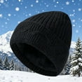 thumbnail image 1 of AUNVITO Super-Soft-Soft Warm Knitted Beanie with Fleece-Lined Earmuffs Cold Proof Winter Hat for Women, 1 of 5