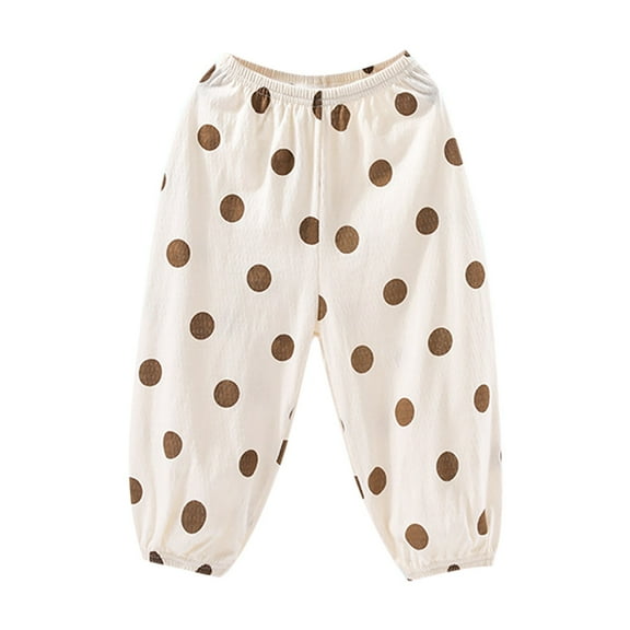 AUNVITO Toddler Boys Girls Summer Fashion Print Breathable Outdoor Mosquito-Repellent Lightweight Pants