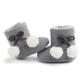 thumbnail image 1 of AUNVITO Wholesale Fashionable Children's High Tube Velvet Baby Cotton Walking Shoes, 1 of 3